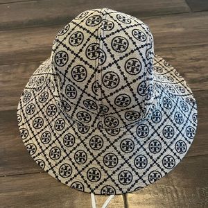 Tory Burch T Monogram Bucket Hat